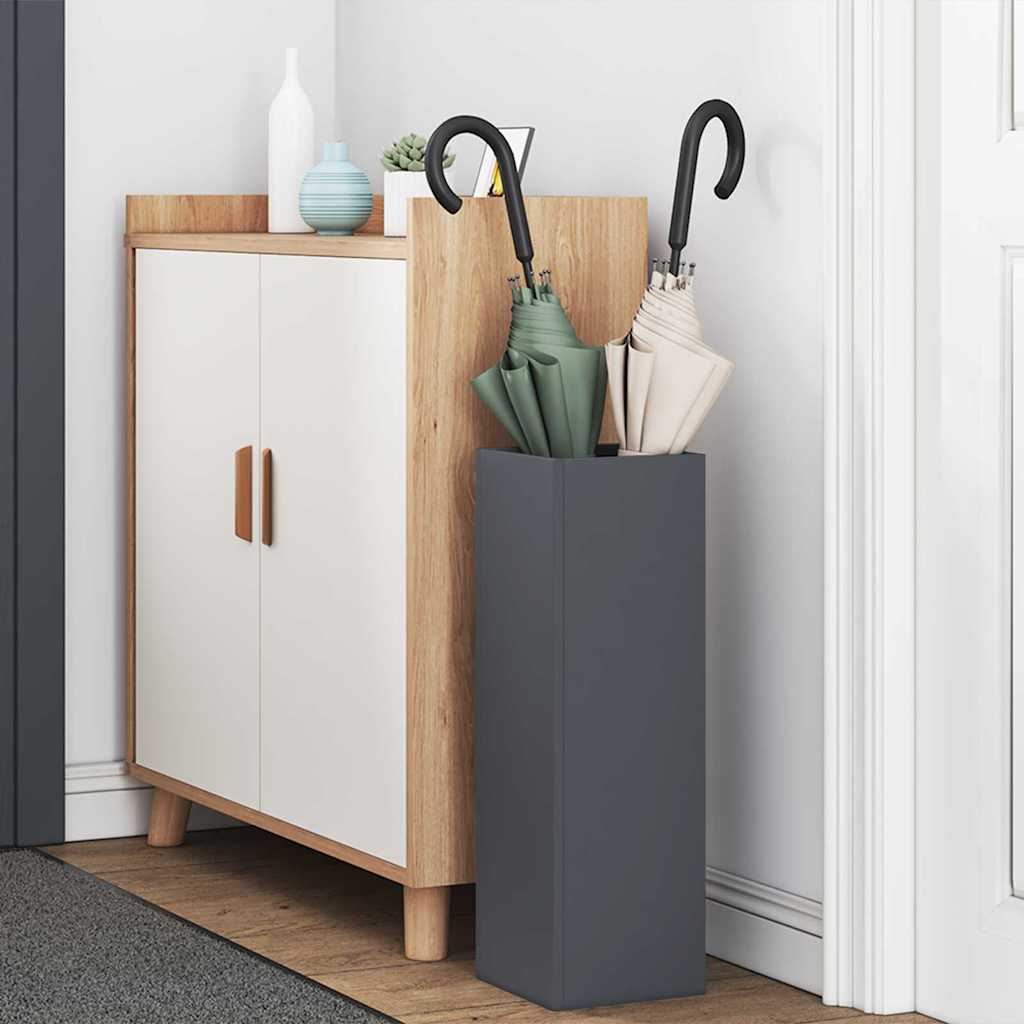 Supporto Per Ombrellone Antracite 15.5 X 15.5 X 49 Cm Metallo - Image 3