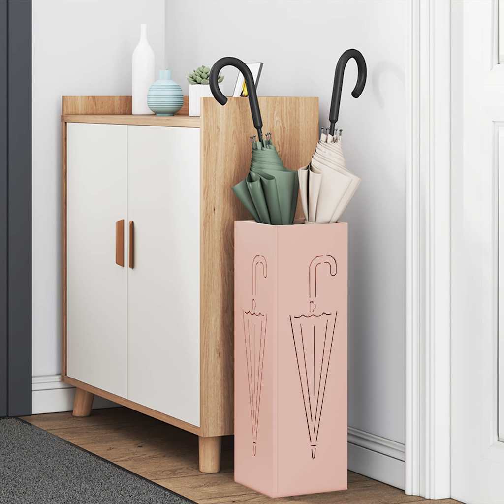 Supporto Per Ombrellone Rosa 15.5 X 15.5 X 49 Cm Metallo - Image 3