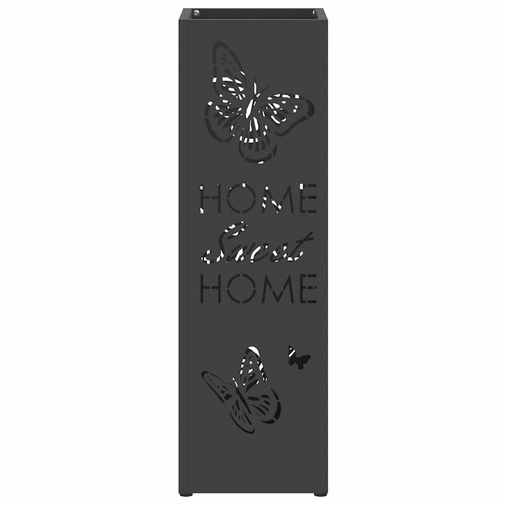 Supporto Per Ombrellone Nero 15.5 X 15.5 X 49 Cm Metallo - Image 4