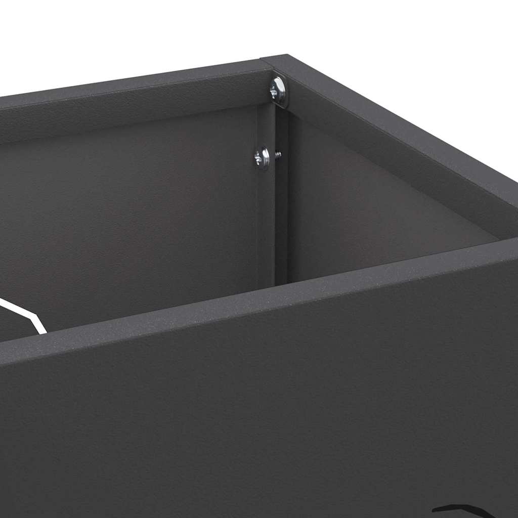 Supporto Per Ombrellone Nero 15.5 X 15.5 X 49 Cm Metallo - Image 5