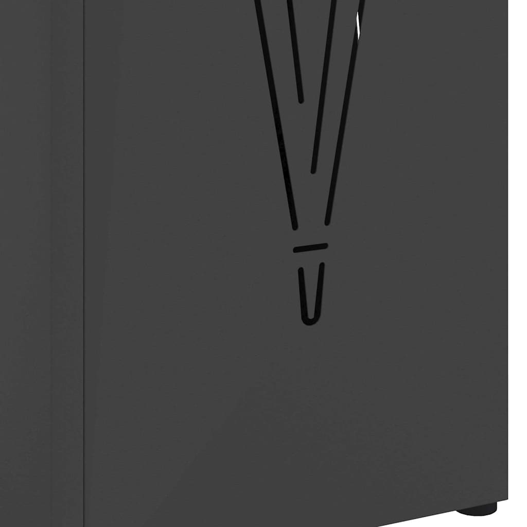 Supporto Per Ombrellone Nero 15.5 X 15.5 X 49 Cm Metallo - Image 6