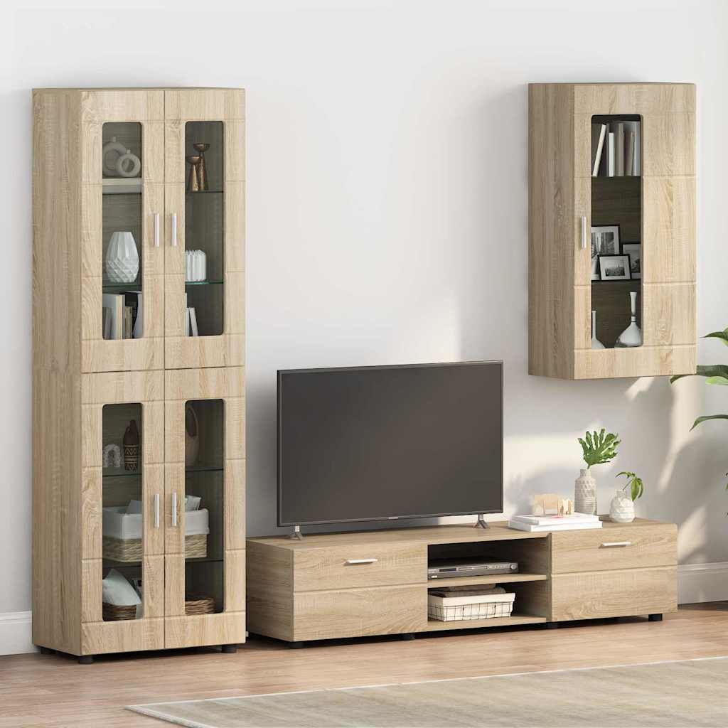 Mobile A Muro Rovere Sonoma 55 X 29 X 100 Cm Legno Multistrato