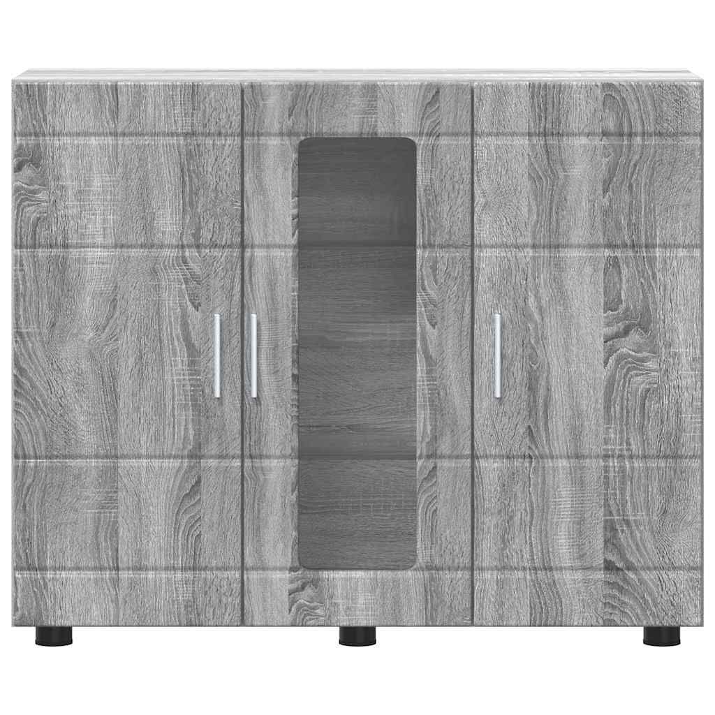 Credenza Grigio Sonoma 55,5 X 29 X 100 Cm Legno Multistrato - Image 6