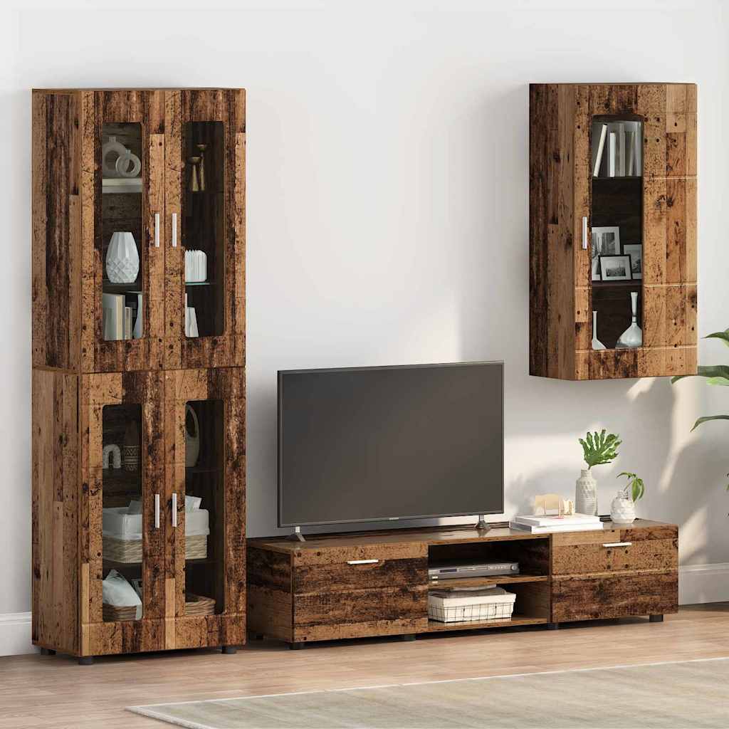 Mobile A Muro Legno Vecchio 55 X 29 X 100 Cm Legno Multistrato