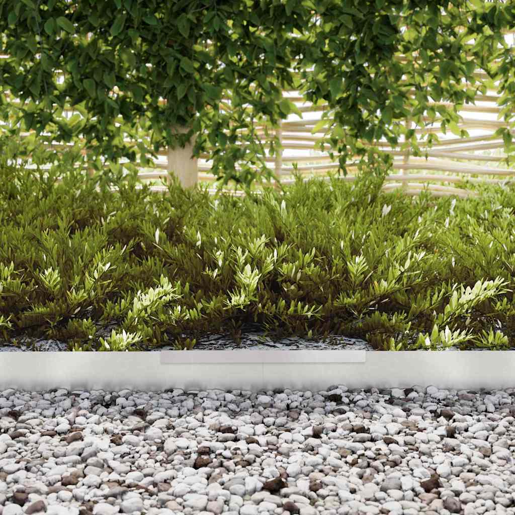 Bordura Per Prato 4 Pcs Argento 450 X 0.05 X 15 cm - Image 5