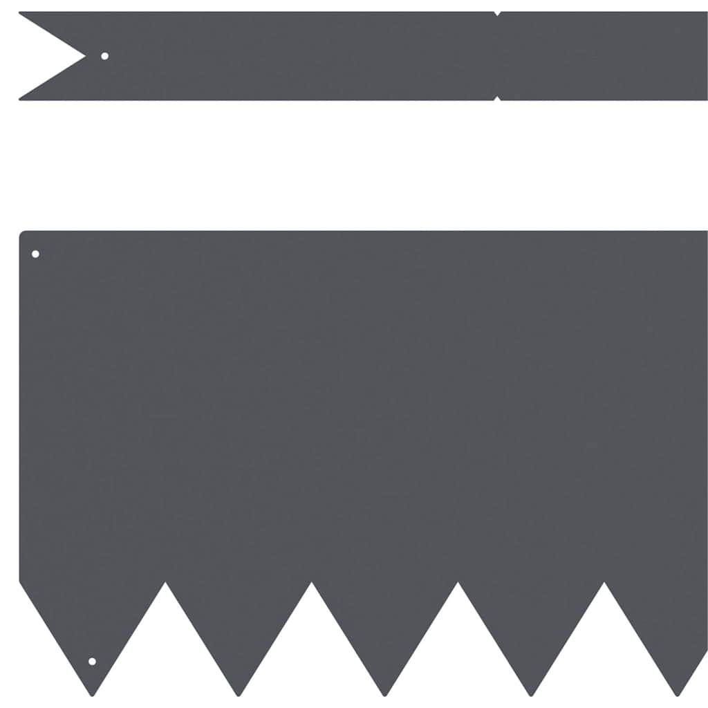 Bordura Per Prato 30 Pcs Antracite 100 X 0.05 X 20 cm - Image 4