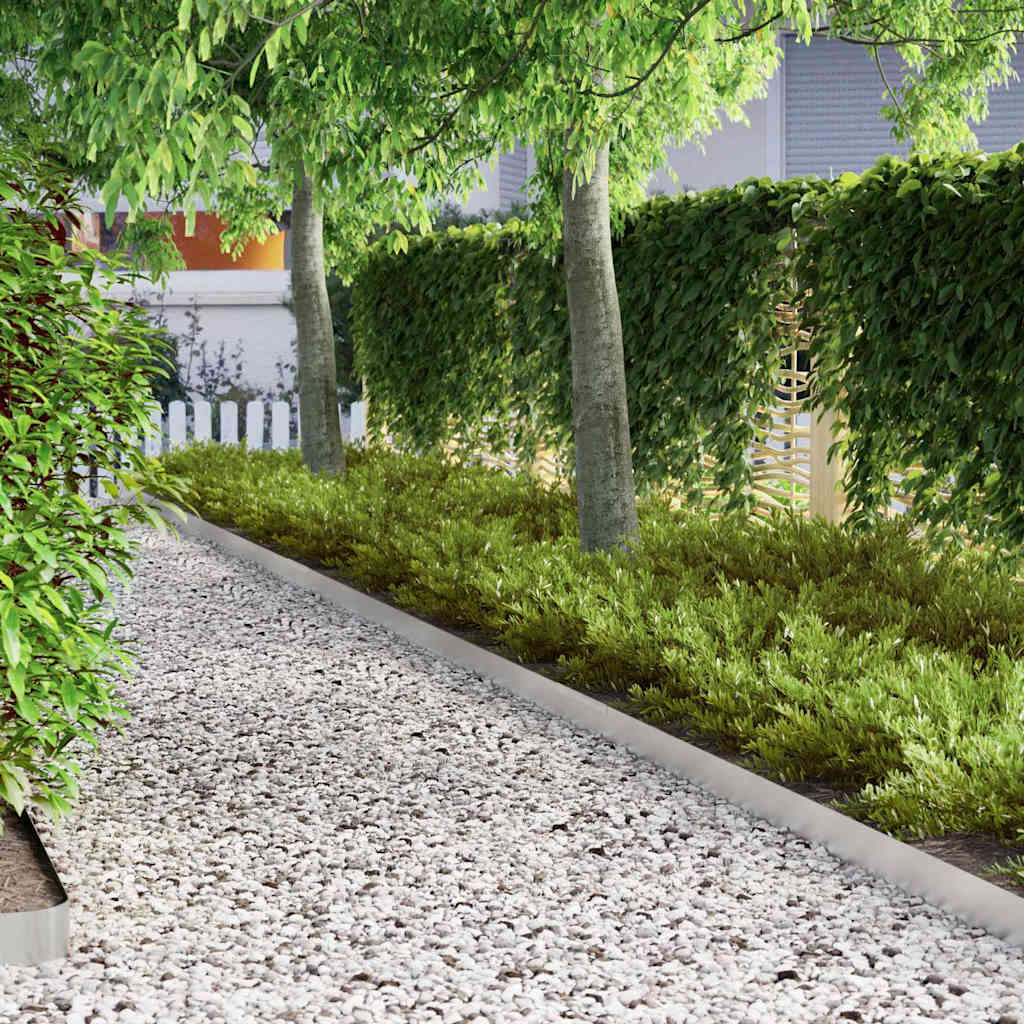 Bordura Per Prato Argento 450 X 0.05 X 15 cm - Image 4