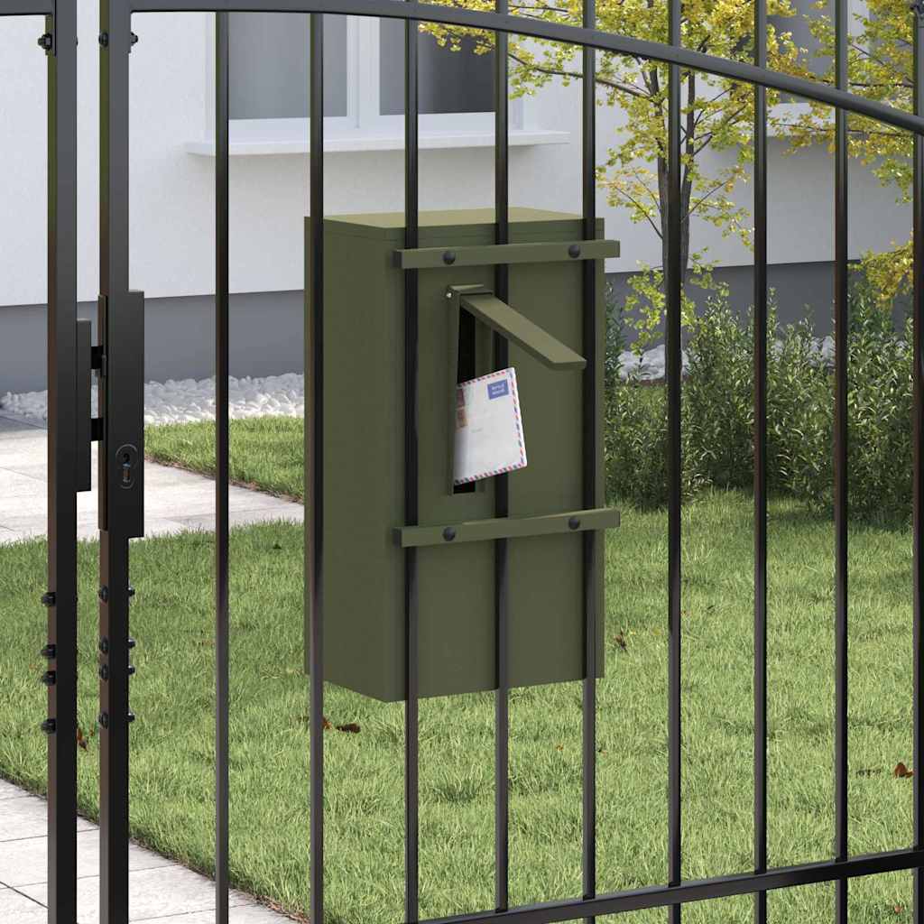 Cassetta Postalepastkastei Oliver Verde 30 X 23 X 55 Cm Acciaio - Image 3