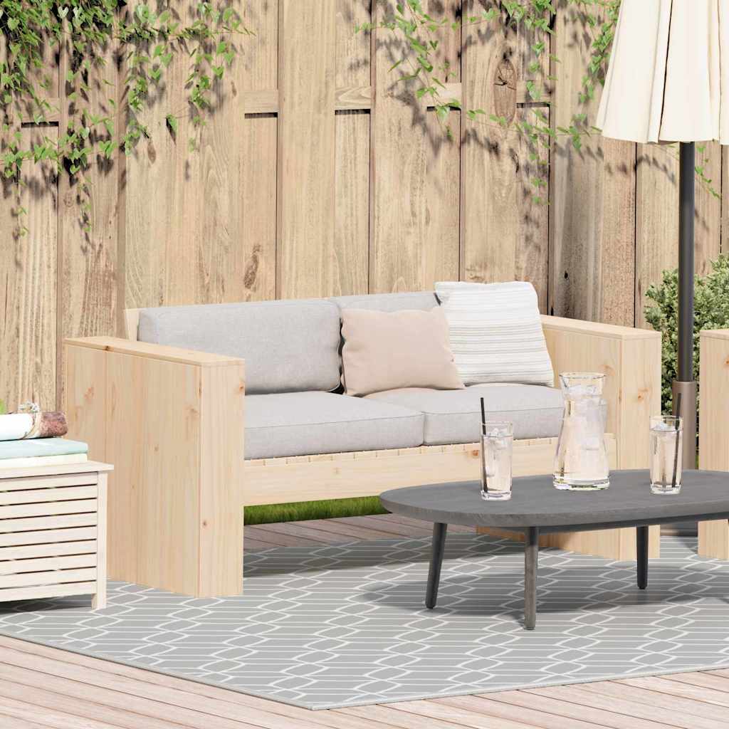 Divano Da Giardino Marrone 134 X 60 X 62 cm