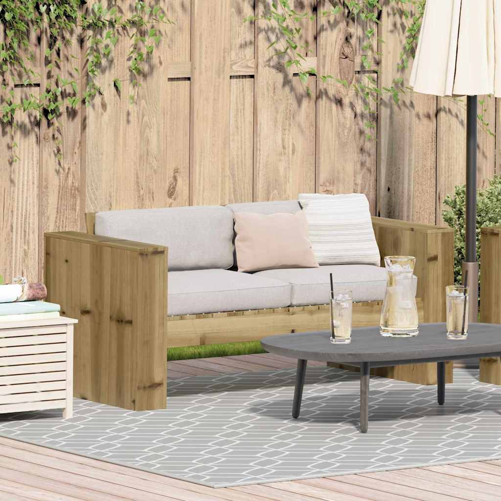 Divano Da Giardino Verde 134 X 60 X 62 cm