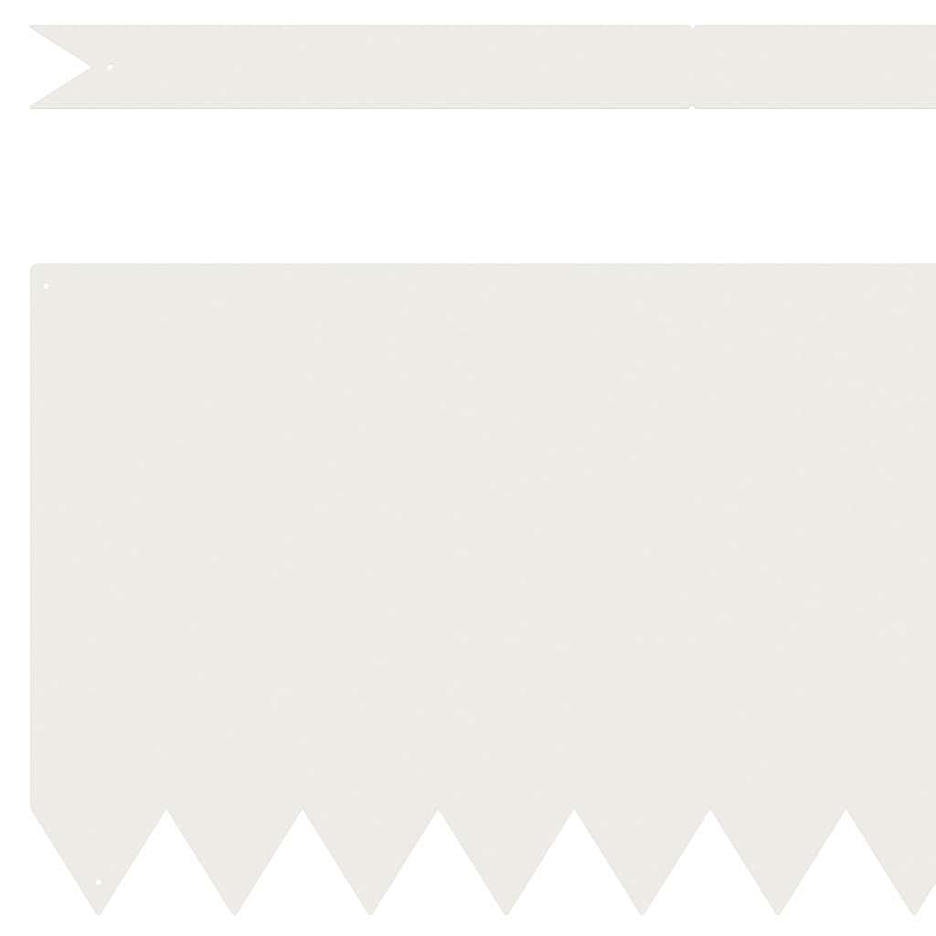 Bordura Per Prato 10 Pcs Bianco 100 X 0.05 X 20 cm - Image 4