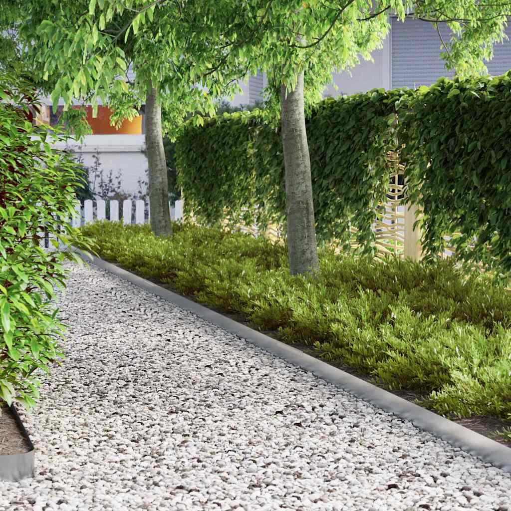 Bordura Per Prato 4 Pcs Argento 450 X 0.05 X 15 cm - Image 4