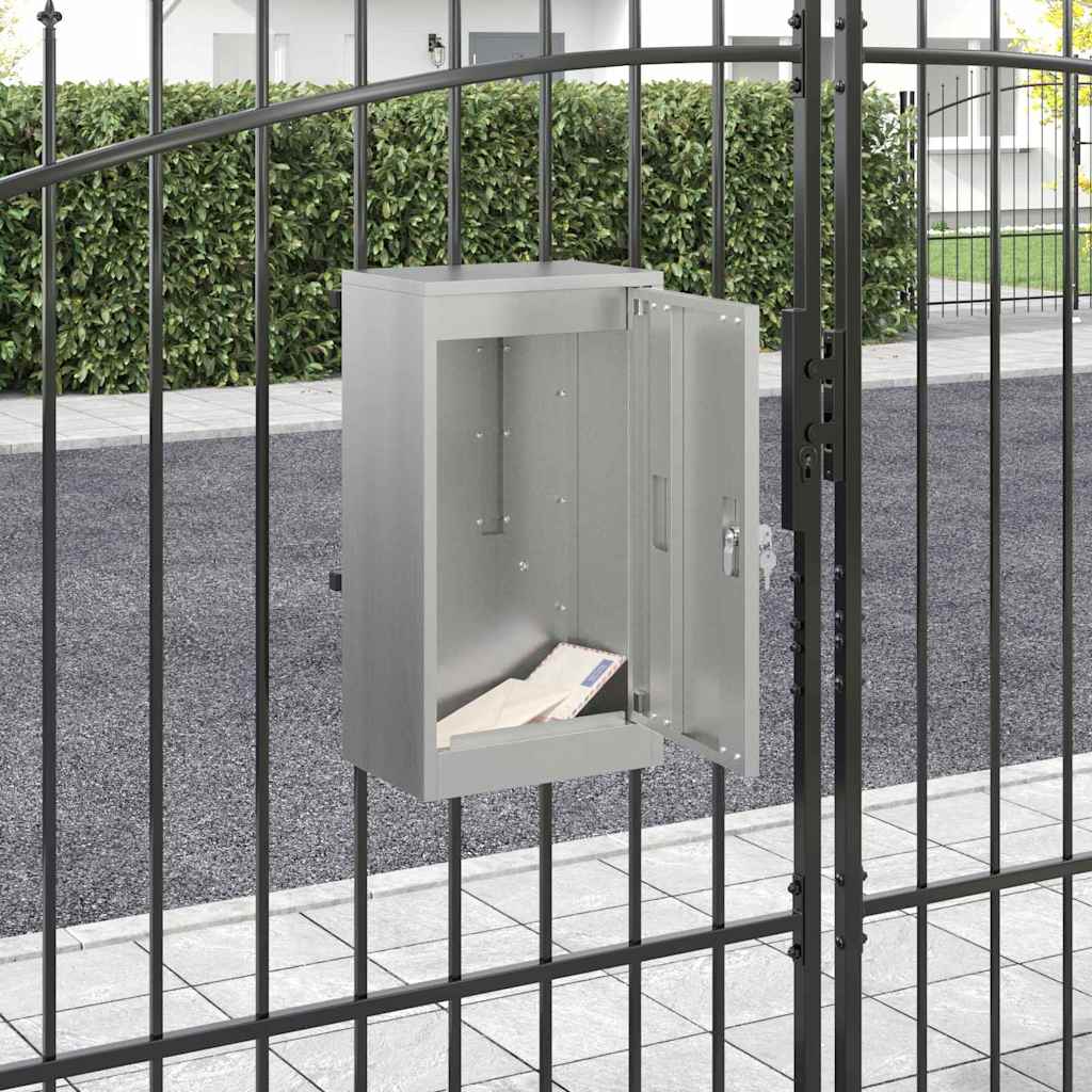 Cassetta Postalepastkastei Nero 30 X 23 X 55 Cm Acciaio Zincato