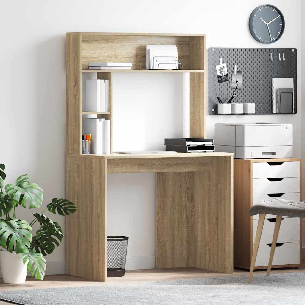 Scrivania Rovere Sonoma 91 X 50 X 149 Cm Legno Multistrato