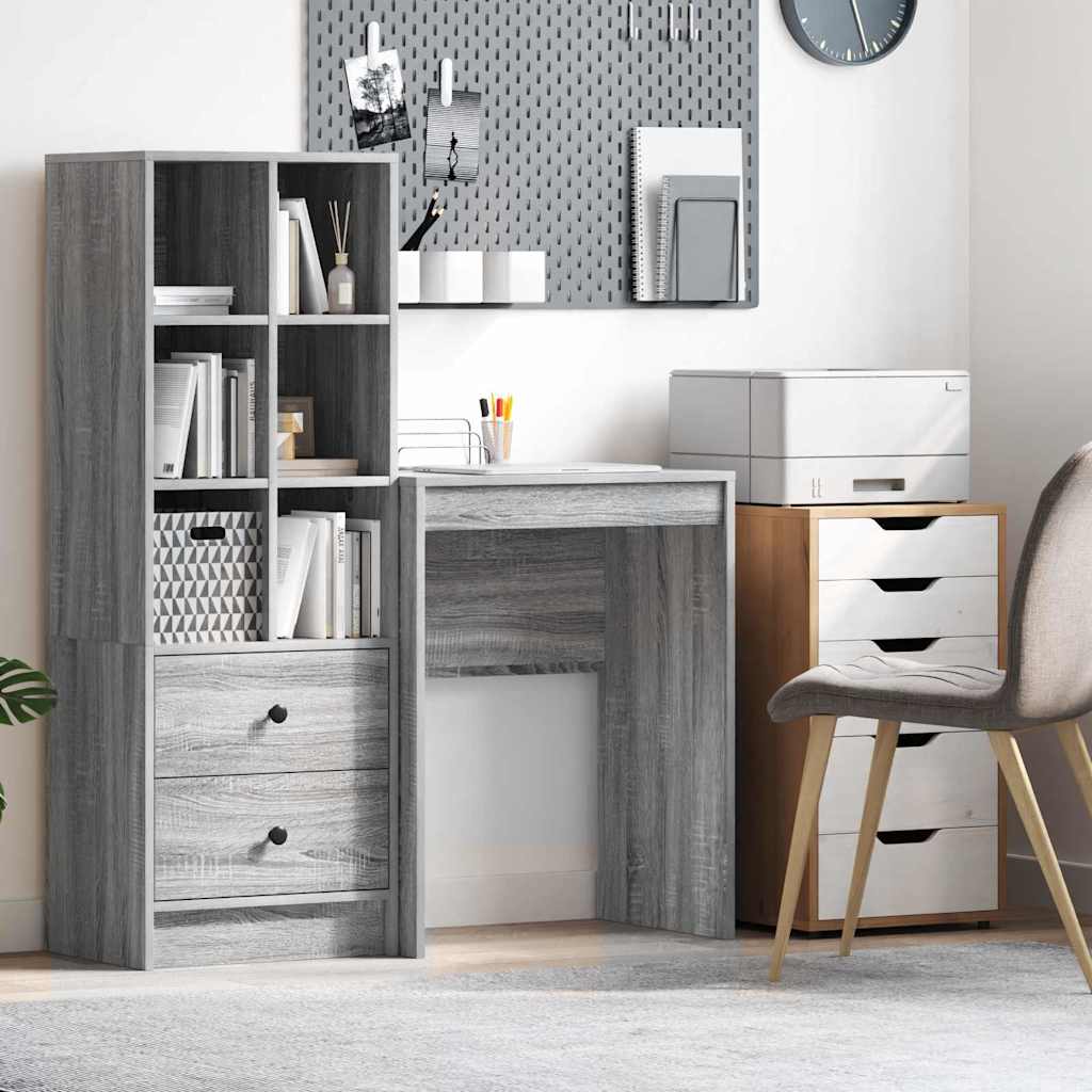 Scrivania Grigio Sonoma 60 X 40 X 76 cm