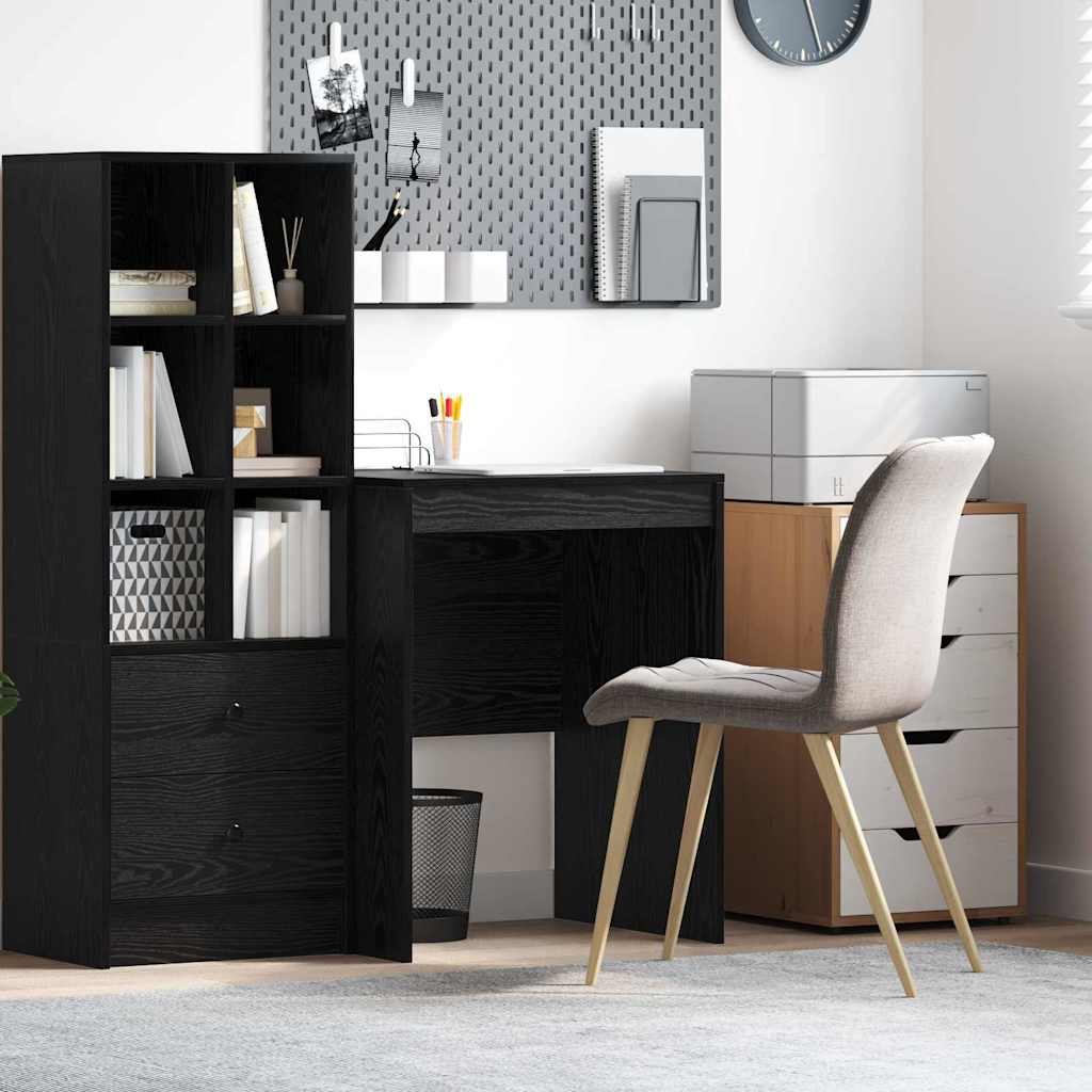 Scrivania Rovere Nero 60 X 50 X 76 cm