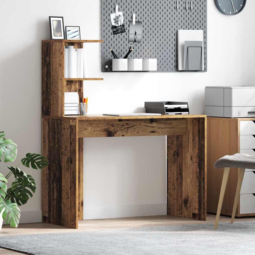 Scrivania Legno Vecchio 102 X 50 X 124 Cm Legno Multistrato
