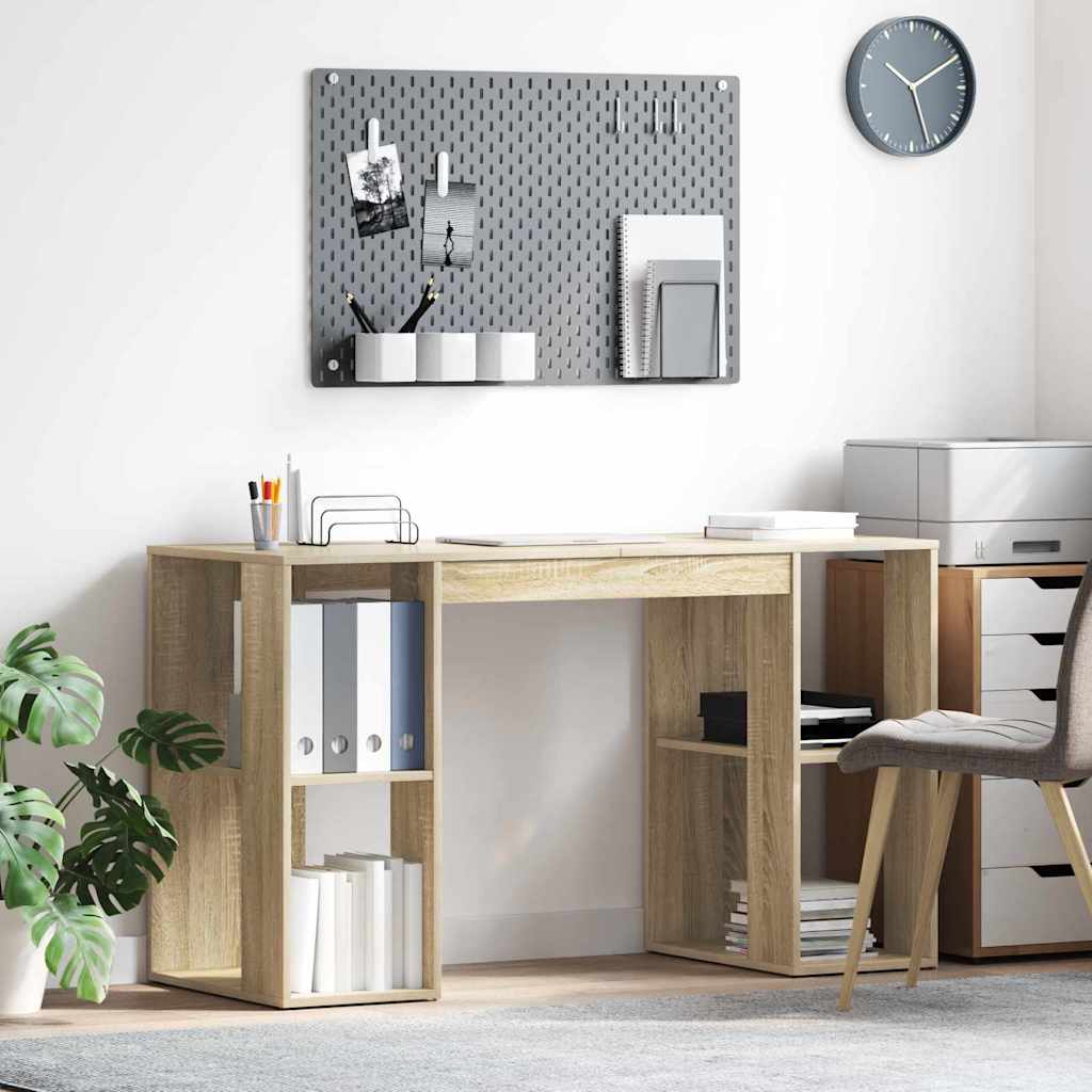 Scrivania Rovere Sonoma 130 X 50.5 X 75 Cm Legno Multistrato