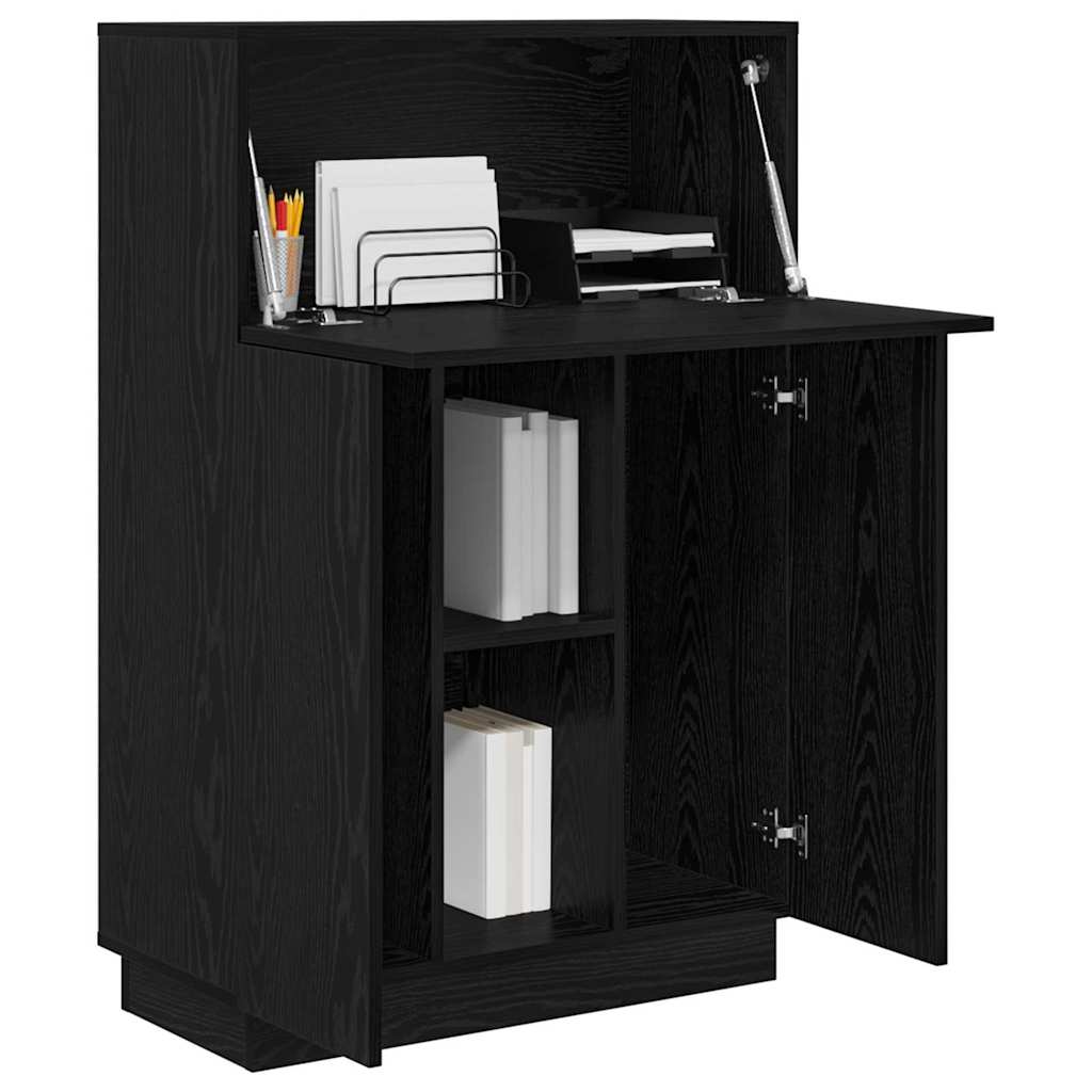 Scrivania Rovere Nero 71,5 X 31,5 X 106,5 Cm Legno Multistrato - Image 3