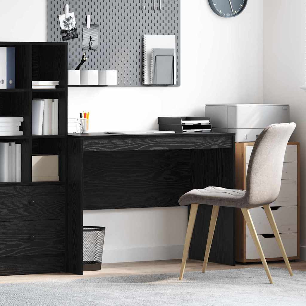 Scrivania Rovere Nero 100 X 50 X 76 cm