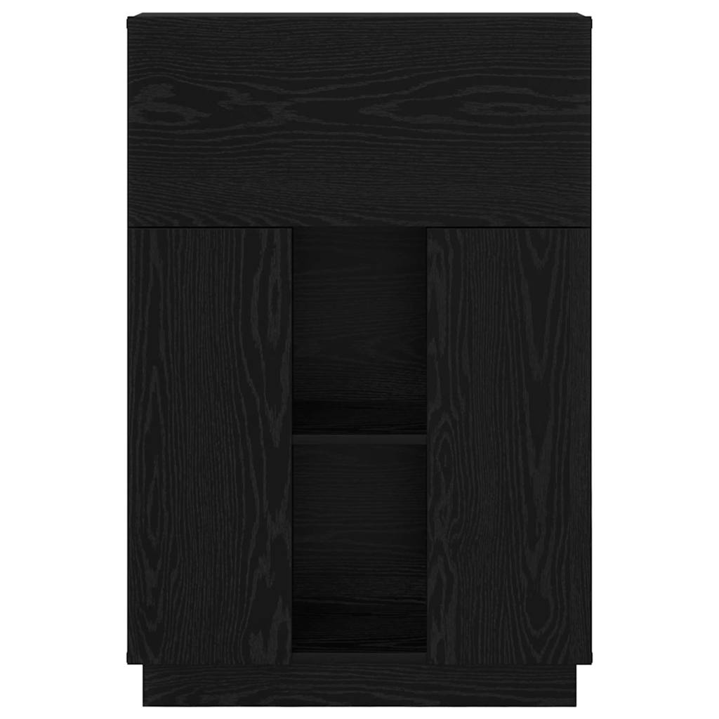 Scrivania Rovere Nero 71,5 X 31,5 X 106,5 Cm Legno Multistrato - Image 6