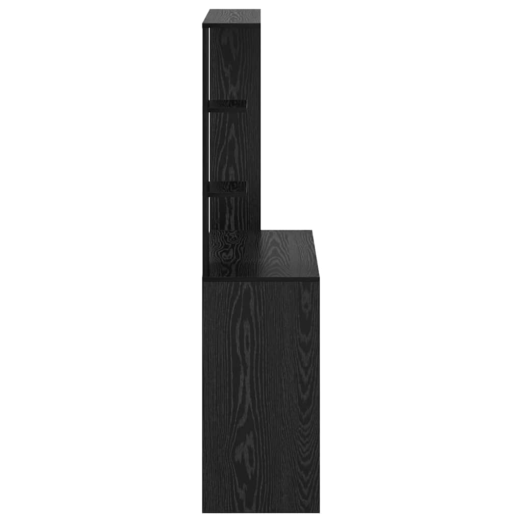 Scrivania Rovere Nero 78,5 X 37 X 154,5 Cm Legno Multistrato - Image 6