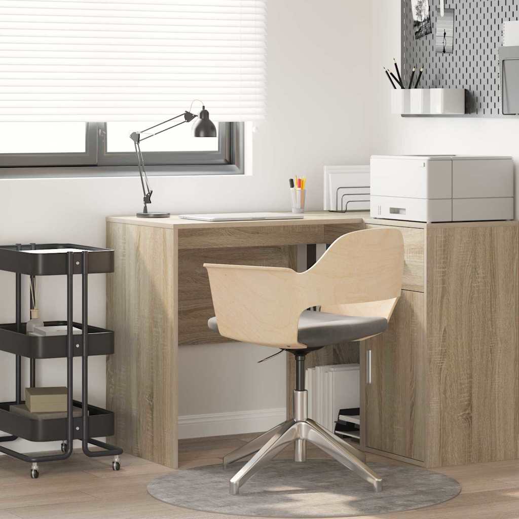 Scrivania Rovere Sonoma 102 X 50 X 75 Cm Legno Multistrato