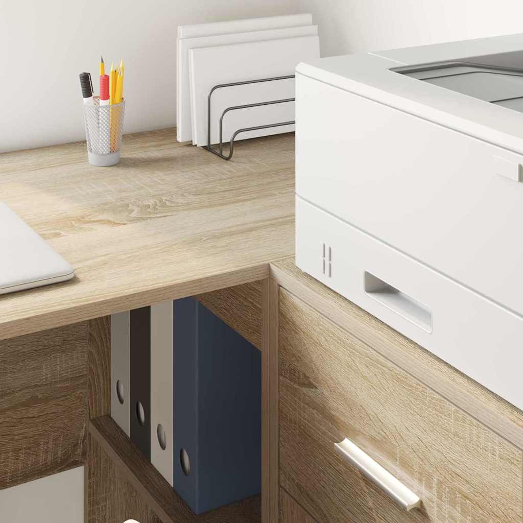Scrivania Rovere Sonoma 102 X 50 X 75 Cm Legno Multistrato - Image 4