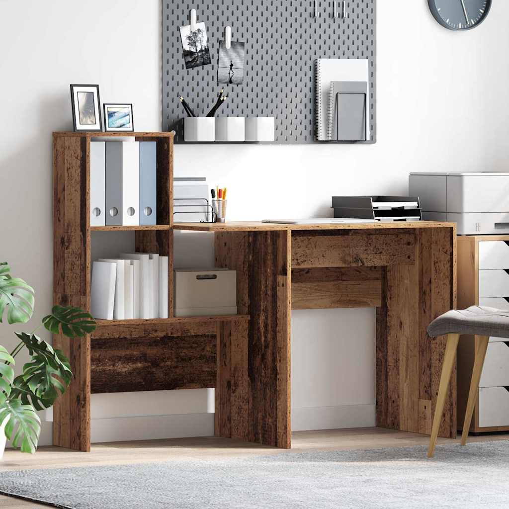 Scrivania Legno Vecchio 131,5 X 50 X 106,5 Cm Legno Multistrato