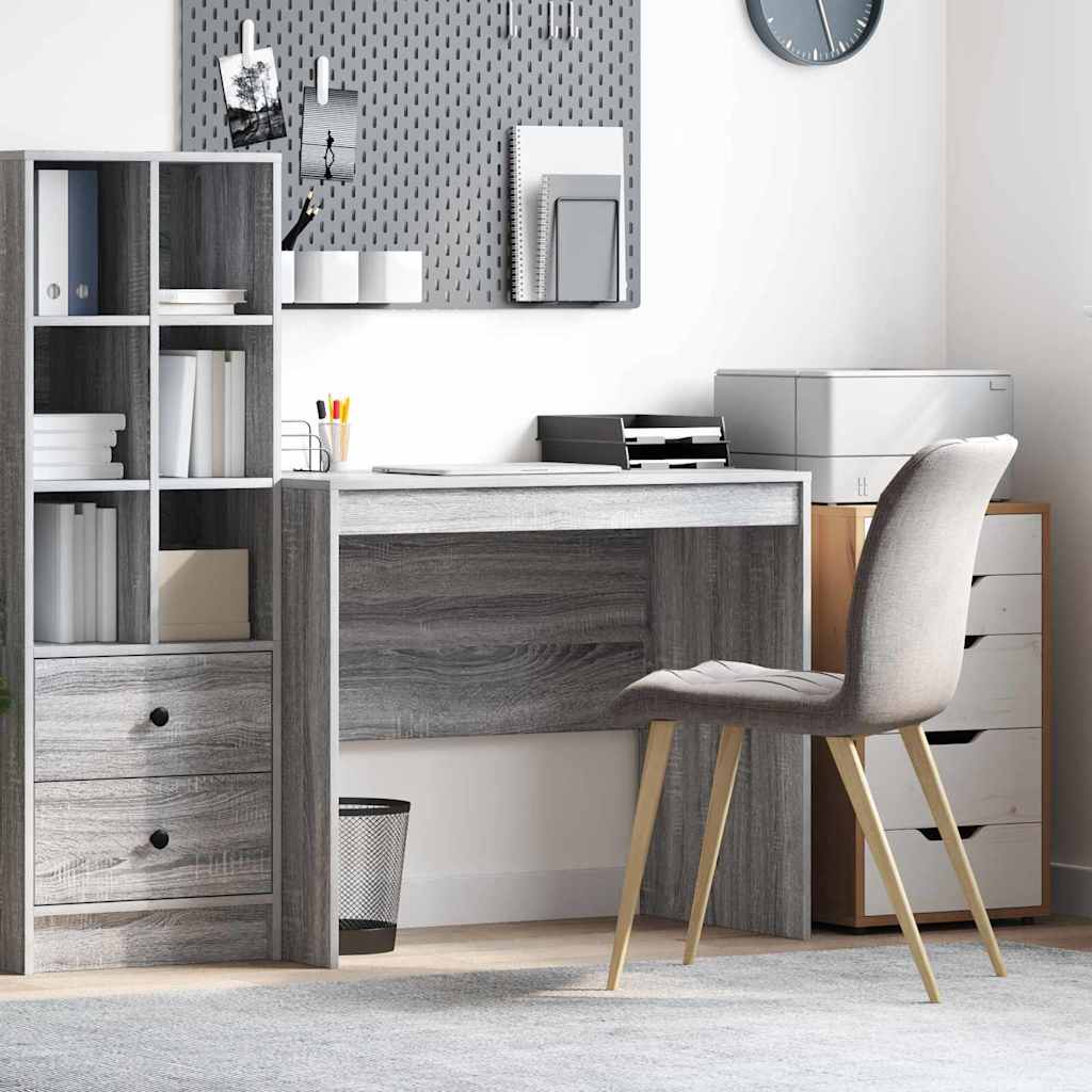 Scrivania Grigio Sonoma 90 X 50 X 76 cm