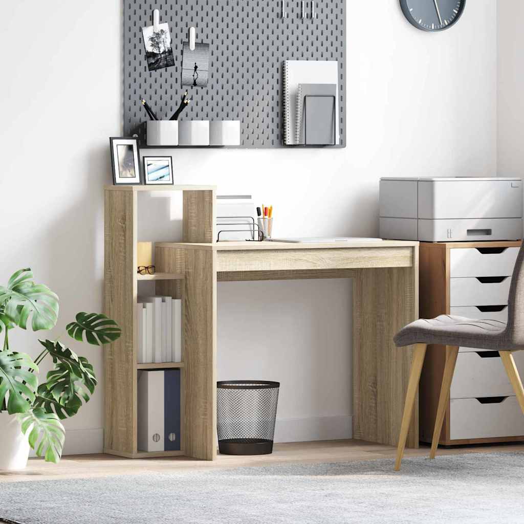 Scrivania Rovere Sonoma 100 X 40 X 90 Cm Legno Multistrato