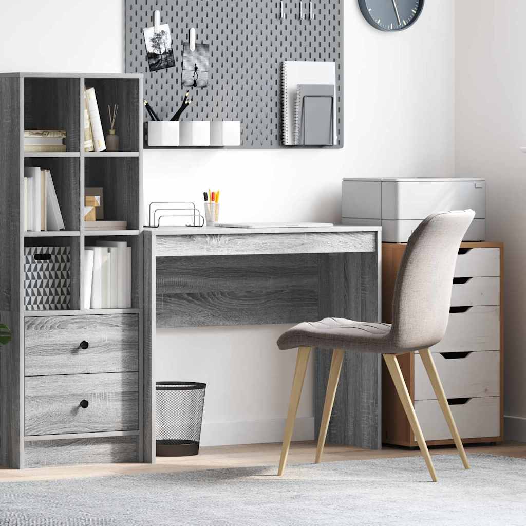 Scrivania Grigio Sonoma 90 X 40 X 76 cm