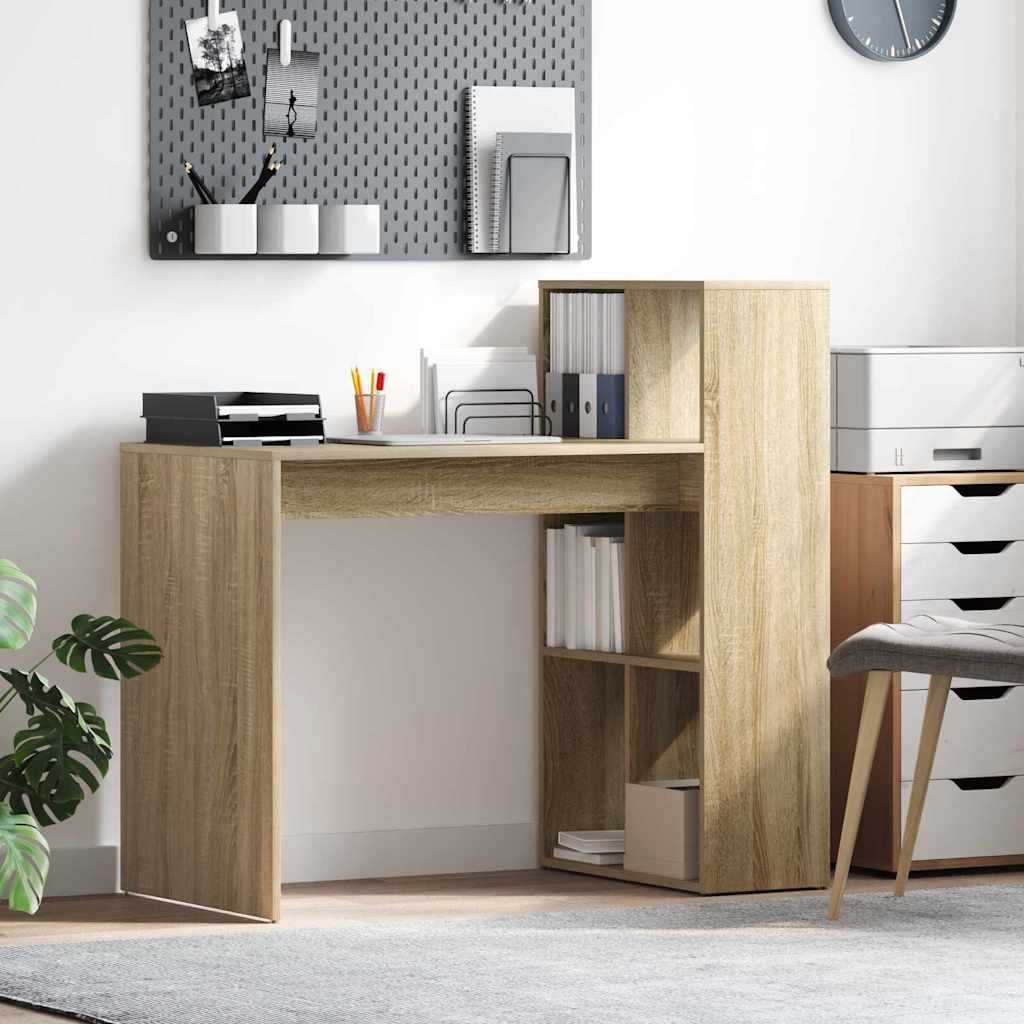 Scrivania Rovere Sonoma 108 X 55 X 103.5 Cm Legno Multistrato