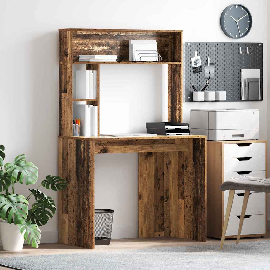 Scrivania Legno Vecchio 91 X 50 X 149 Cm Legno Multistrato