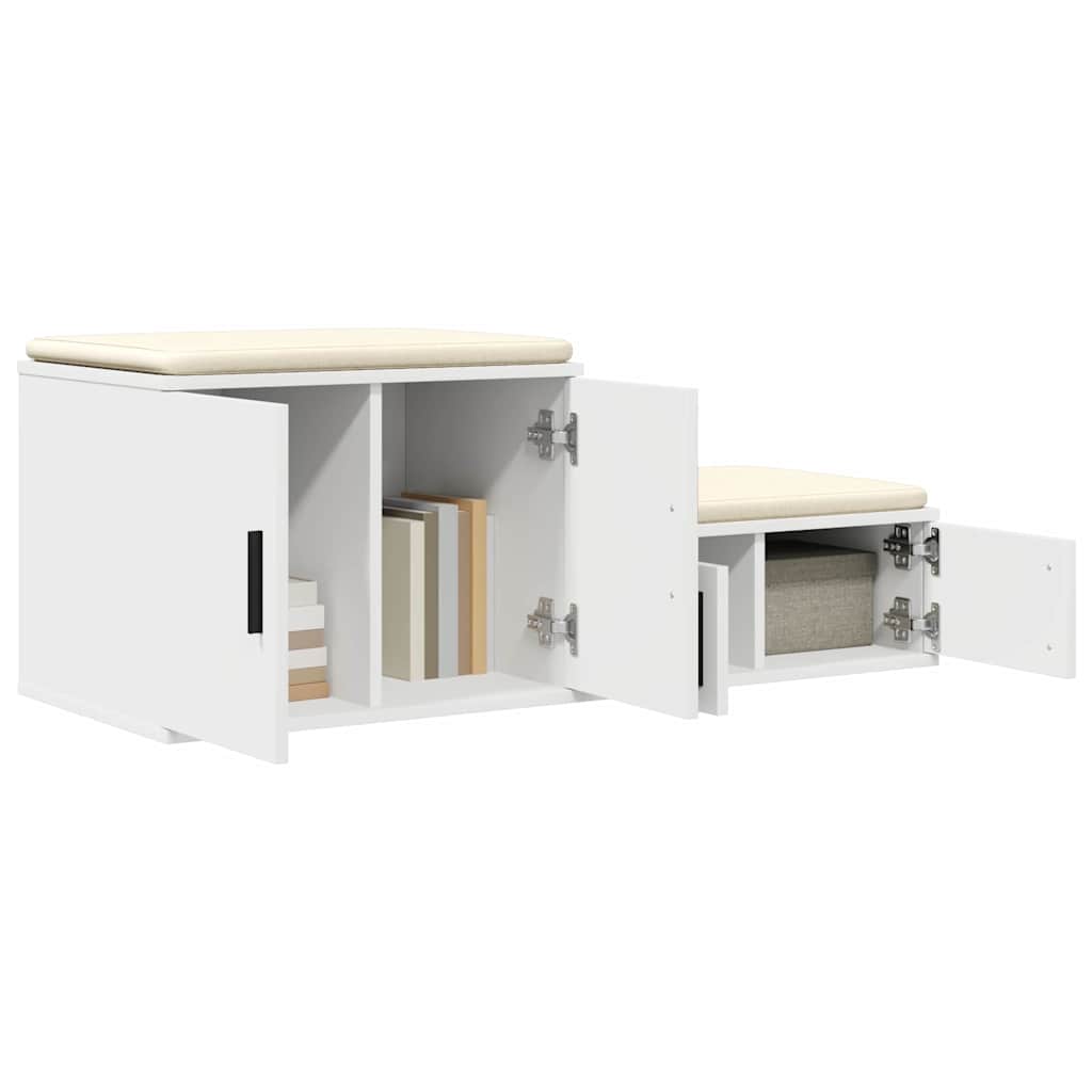 Armadio Bianco 108 X 41 X 40 Cm Legno Multistrato - Image 3