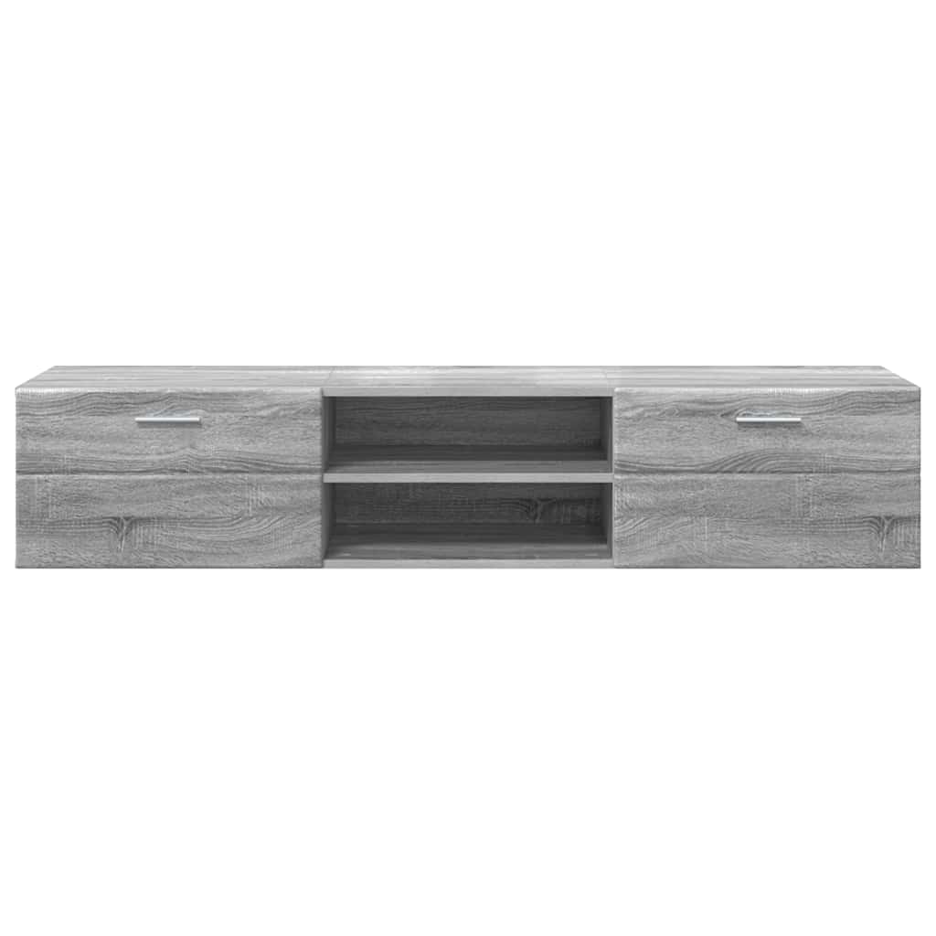 Armadio In Legno Con Cassetto Grigio Sonoma 150 X 39 X 30 cm - Image 6