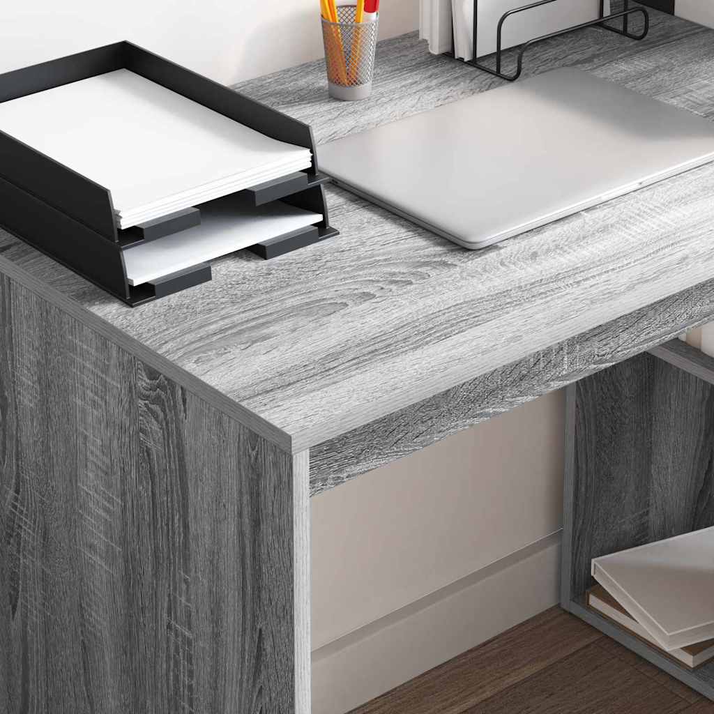 Scrivania Grigio Sonoma 108 X 55 X 103.5 Cm Legno Multistrato - Image 4