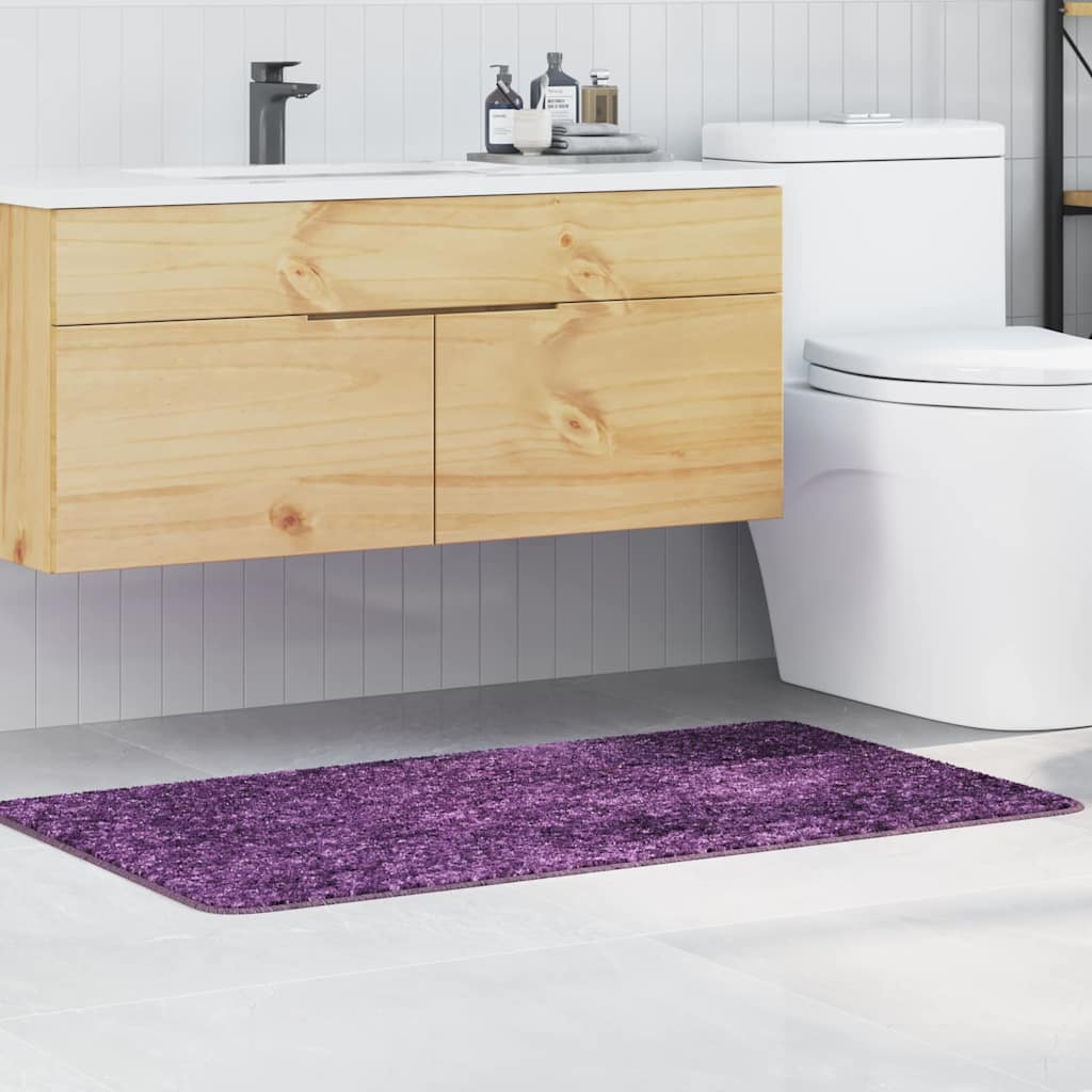 Tappetino Da Bagno Antiscivolo Viola 70 X 120 Cm pp