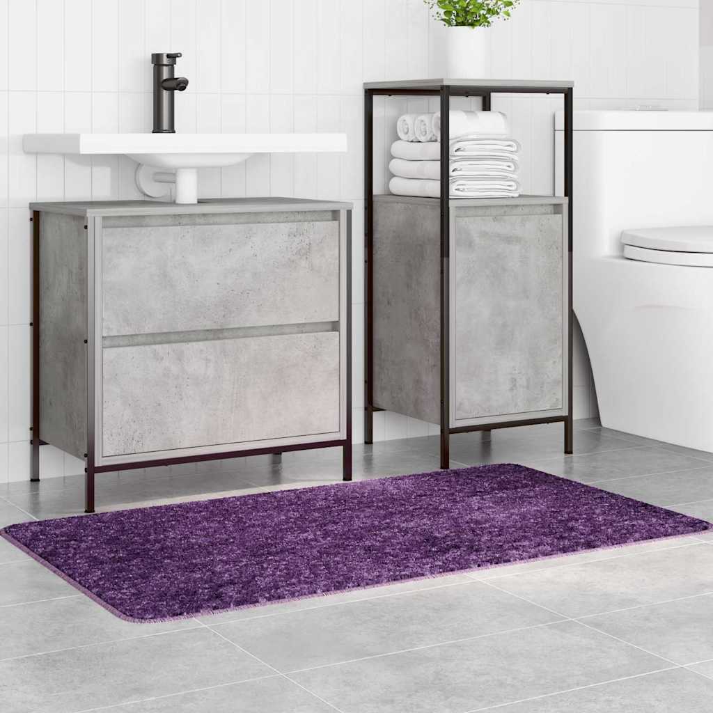 Tappetino Da Bagno Antiscivolo Viola 70 X 120 Cm pp - Image 3