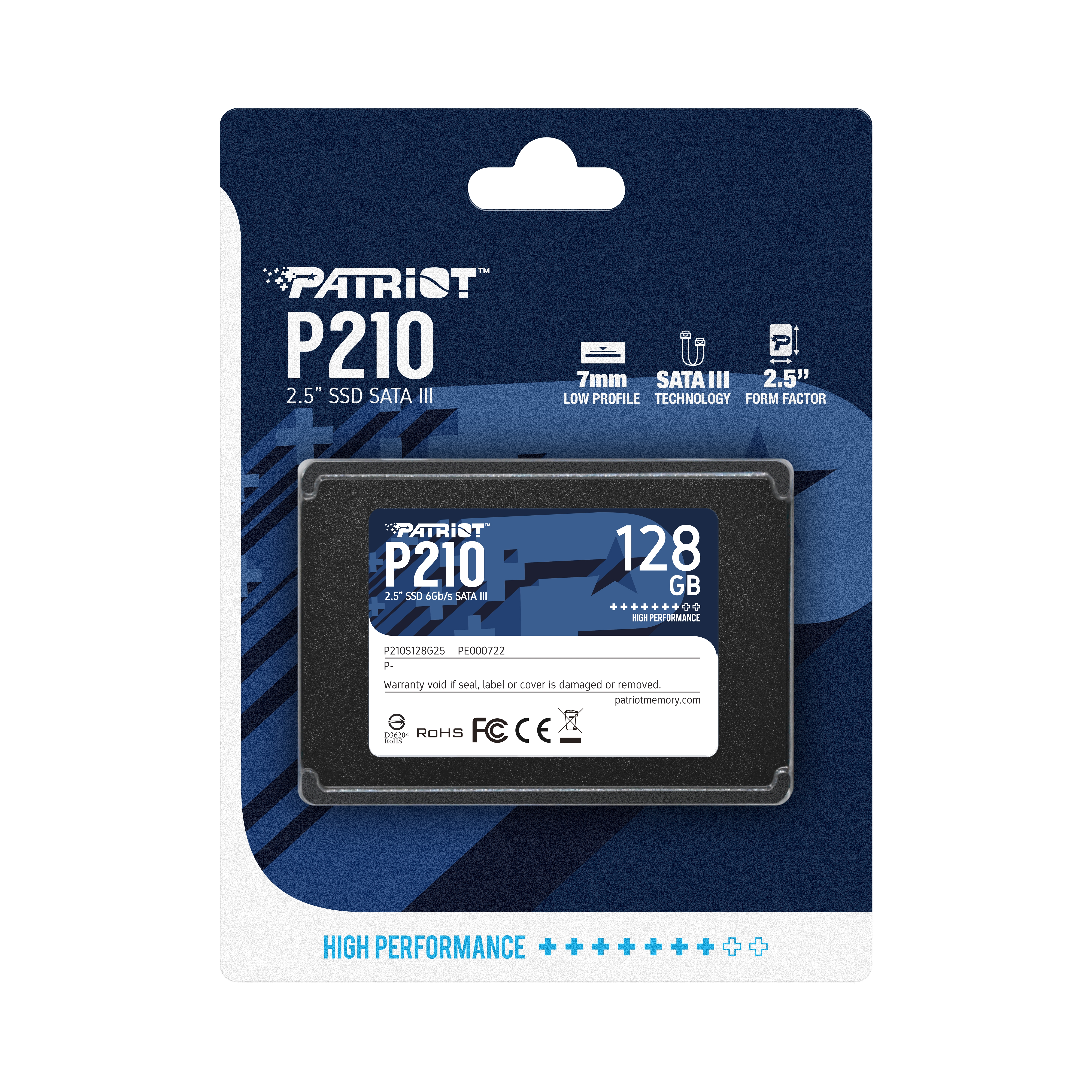 Patriot Ssd Interno P210 128gb 2,5 Sata 6gb/s R/w 450/430 - Image 4