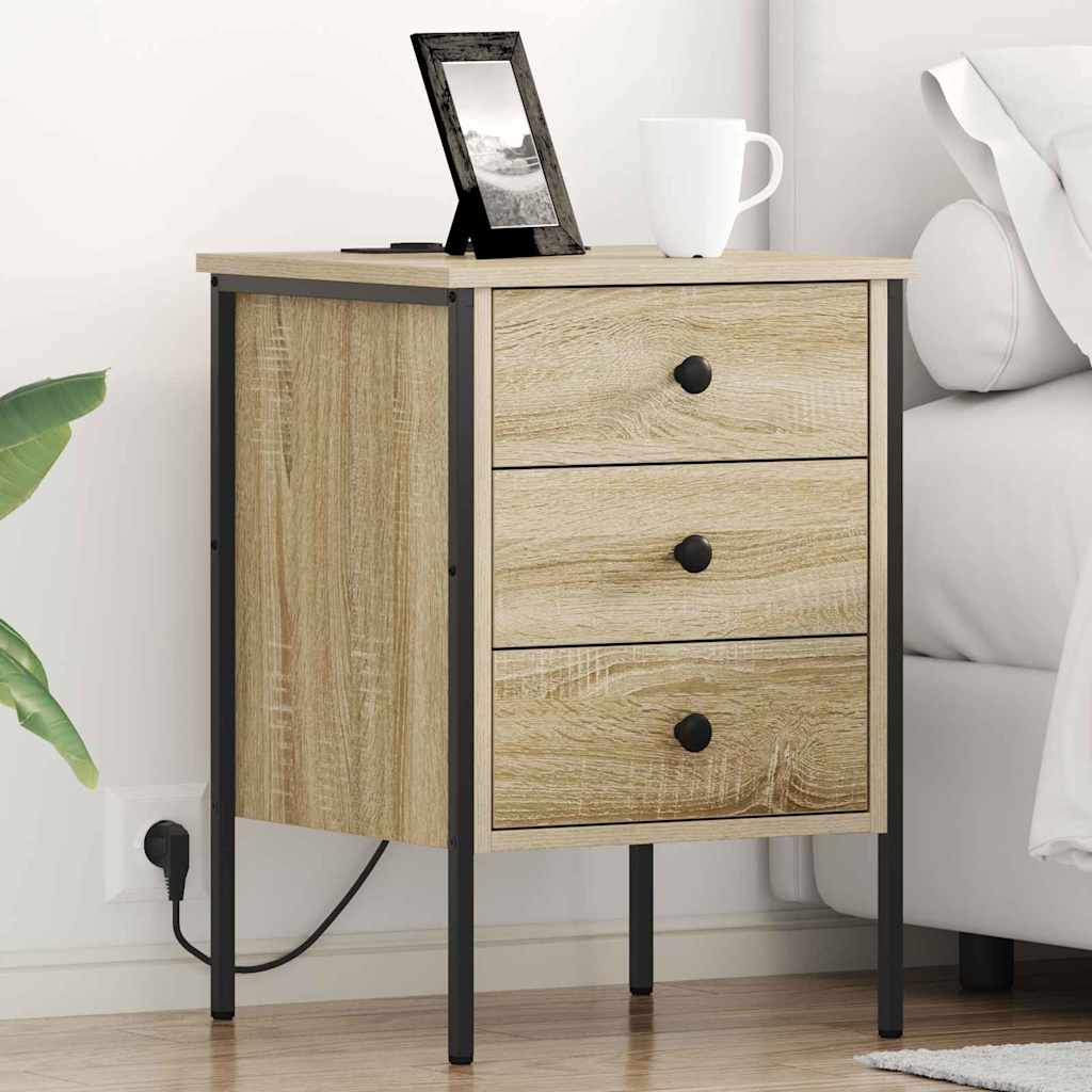 Armadio Da Notte Con Cassetto Rovere Sonoma 42 X 41 X 61 cm