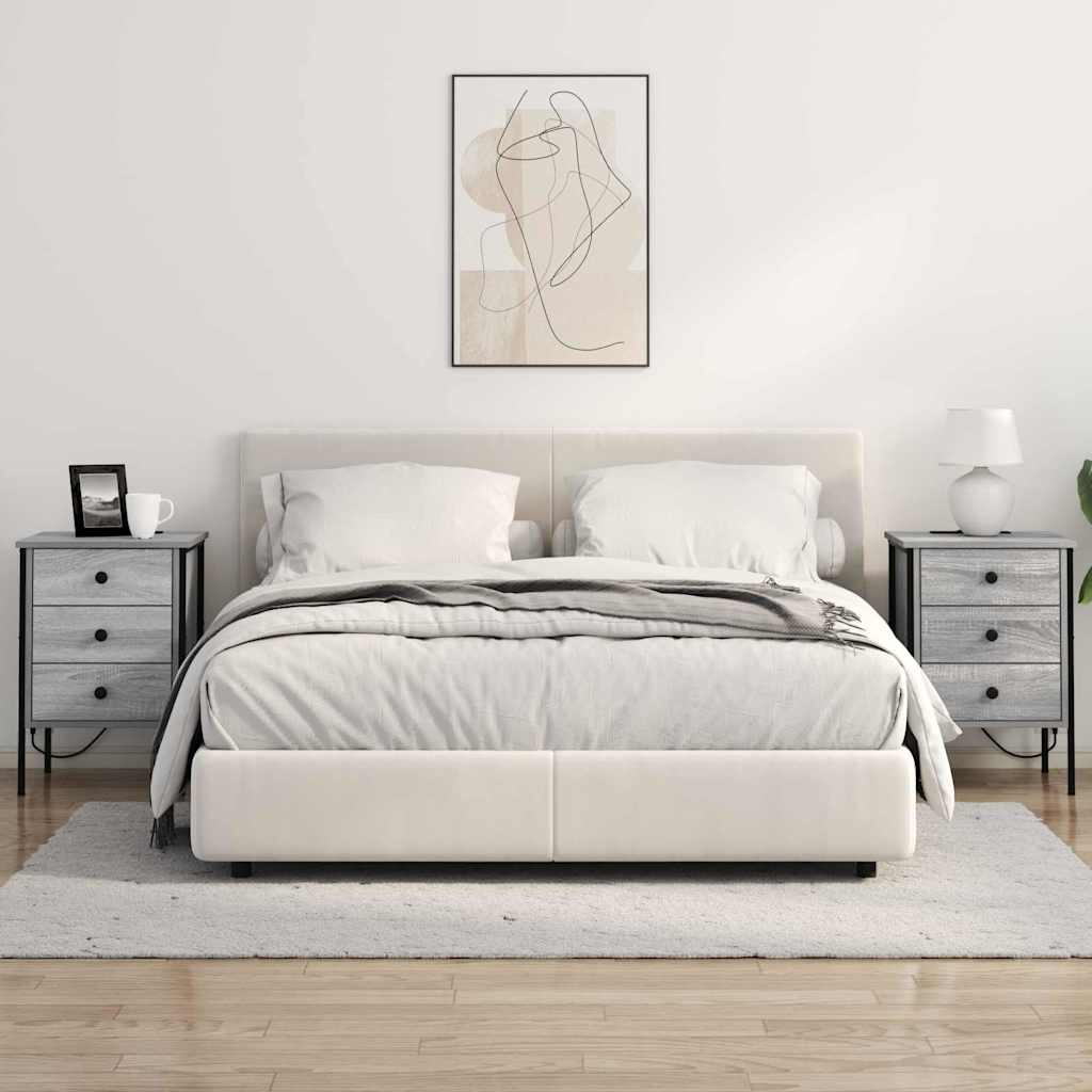 Armadio Da Notte Con Cassetto Grigio Sonoma 42 X 41 X 61 cm - Image 4