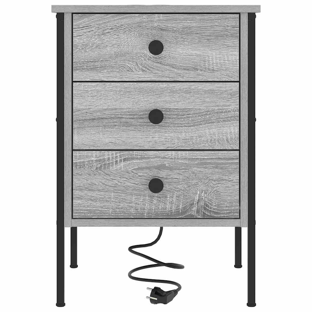 Armadio Da Notte Con Cassetto Grigio Sonoma 42 X 41 X 61 cm - Image 6