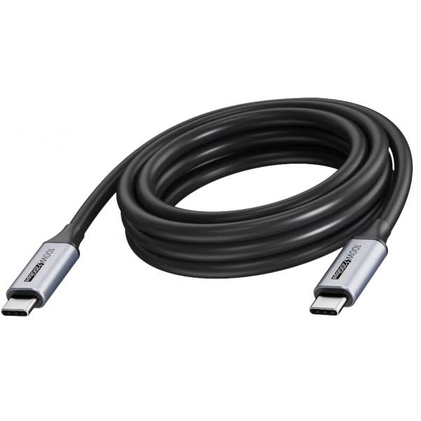 Vision Tc 5musbc/bl Cavo Usb Usb 3.2 Gen 2 [3.1 Gen 2] 5 M Usb C Nero, Grigio (5 M Usb C Cable -Usb 3.2 20 Gbps - Coaxial Cable Construction - Maximu
