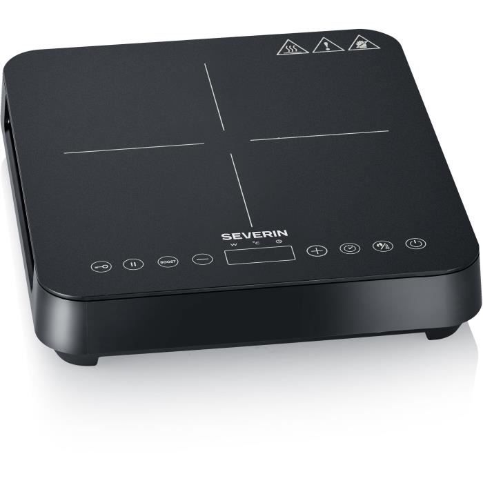 Piano Cottura Portatile Severin - Kp9190 - 1 Bruciatore - 10 Livelli Di Potenza - 2000w