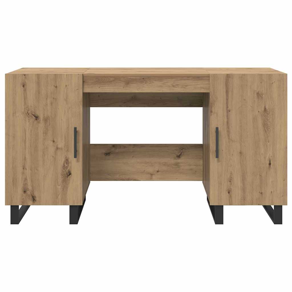 Scrivania Rovere Artigianale 140 X 50 X 75 Cm Legno Multistrato - Image 6