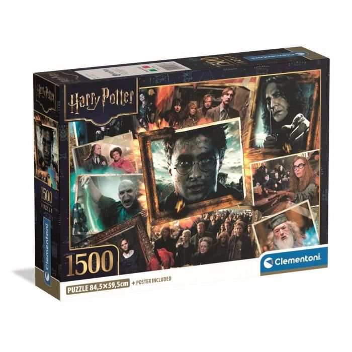 Clementoni - Compact 1500 Pezzi - Harry Potter