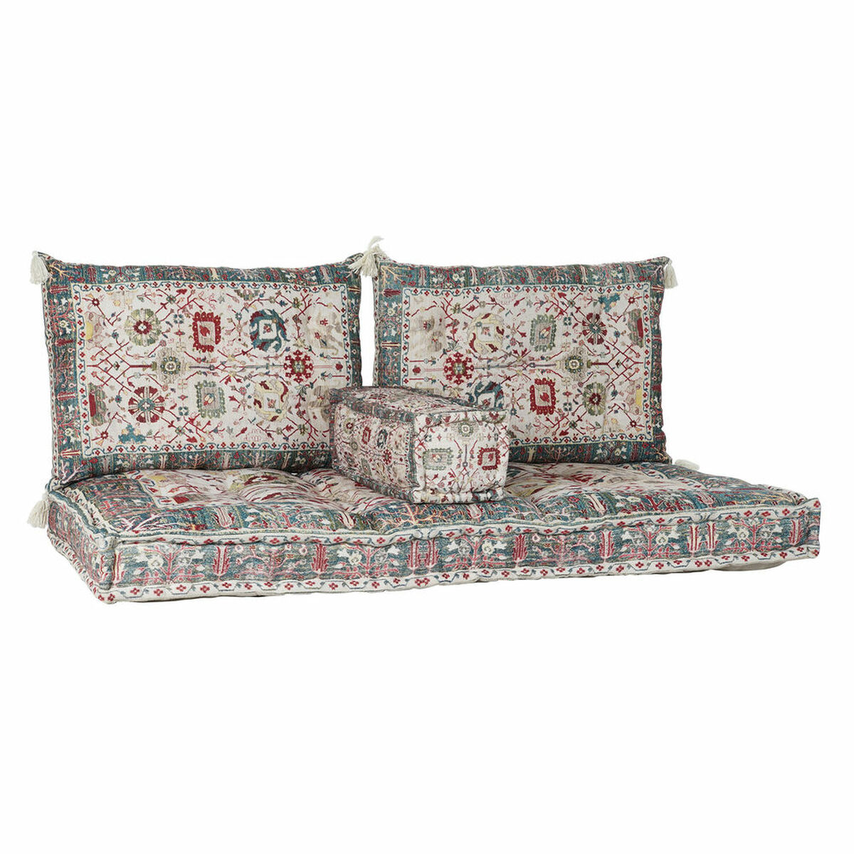 Poltrona Dkd Home Decor 8424001817443 Cotone Multicolore (155 X 76 X 65 Cm)