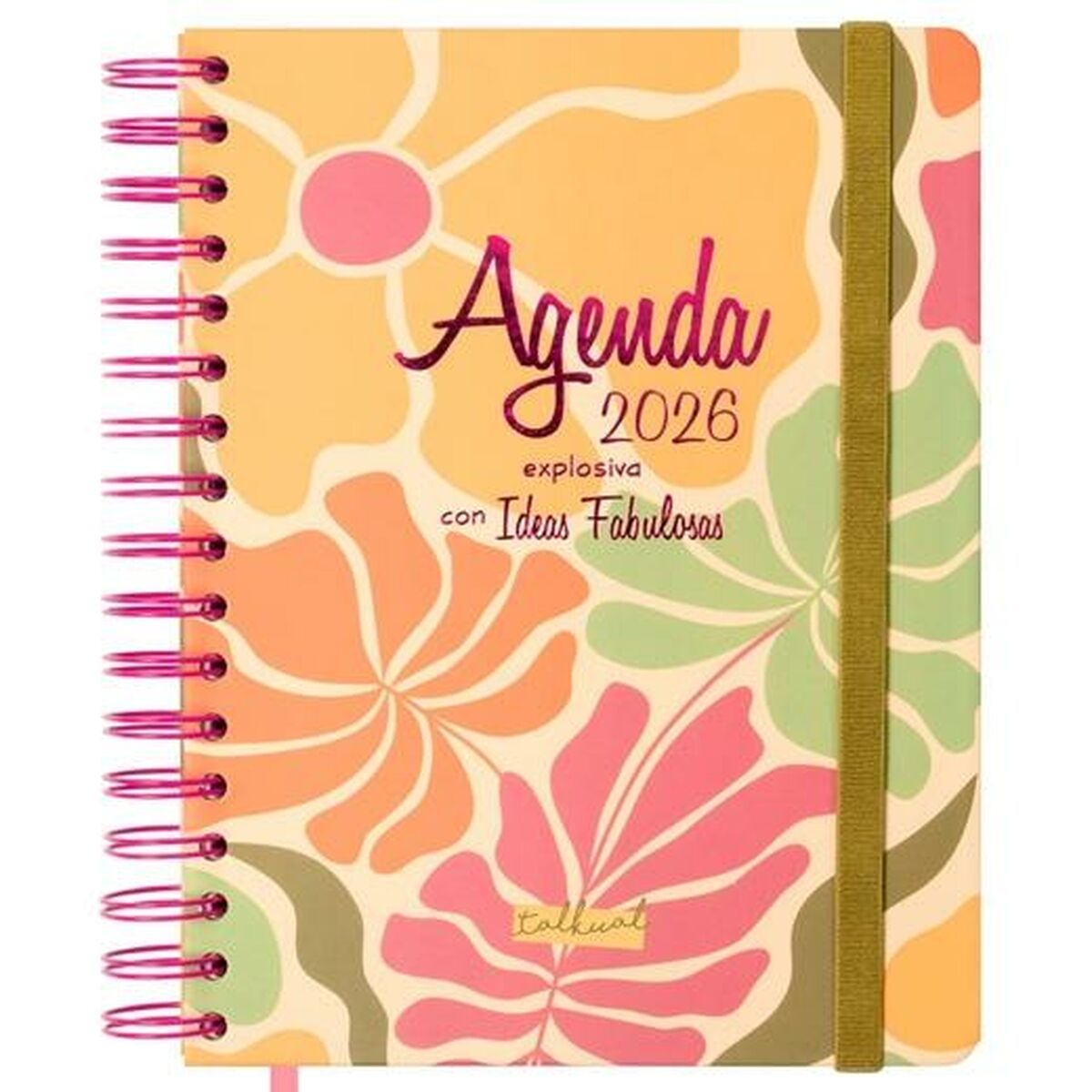 Agenda Finocam Talkual Ideas A5 15,5 X 21,7 Cm 2026