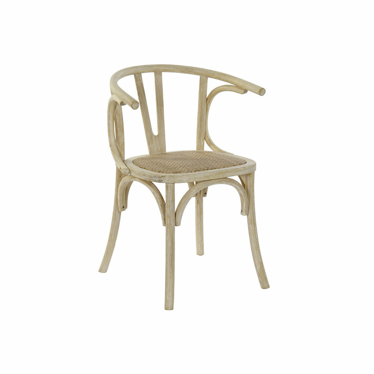 Sedia Da Sala Da Pranzo Dkd Home Decor Bianco 56 X 50 X 76 cm